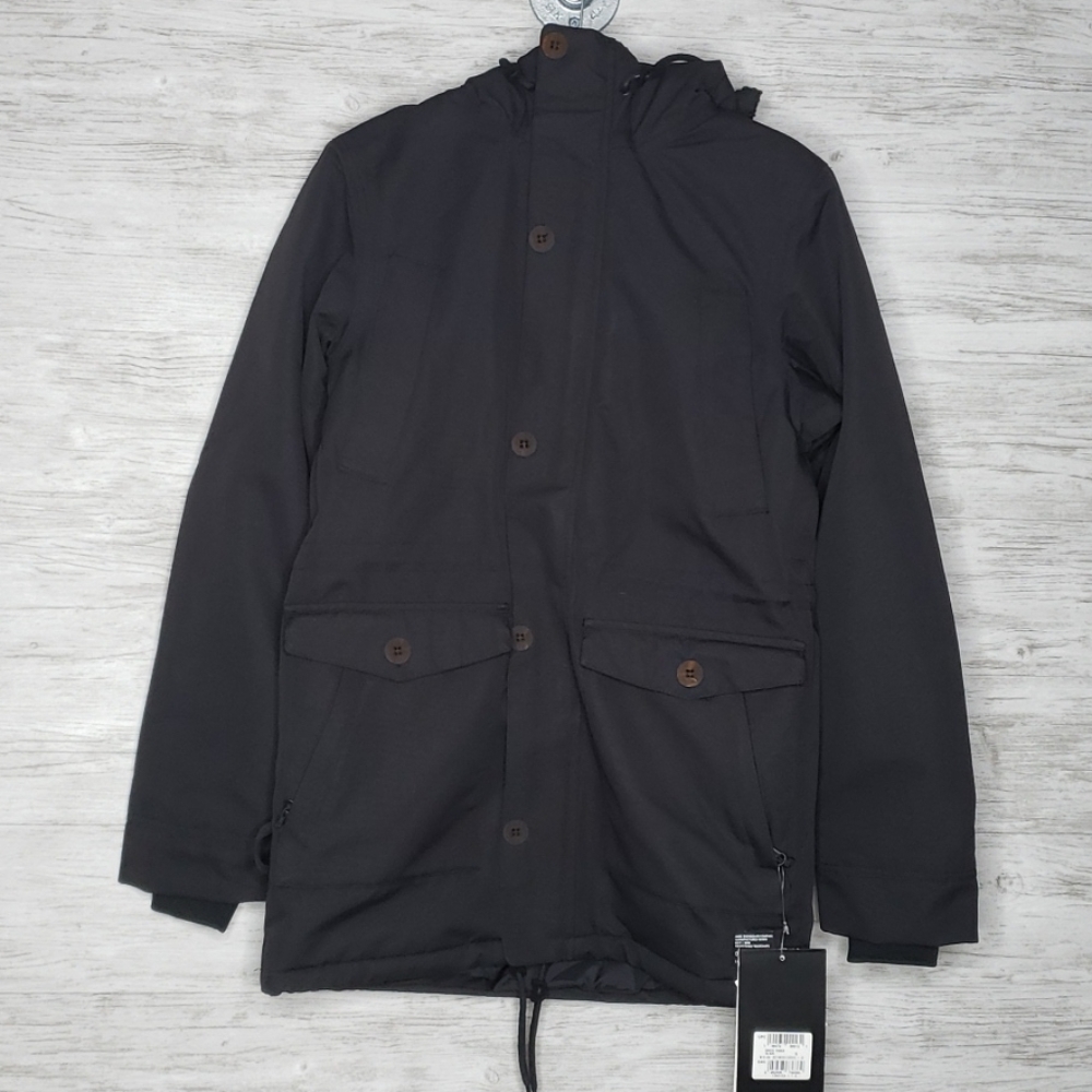 Ride Snowboarding Baker Parka Jacket Mens S Black